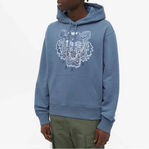 Kenzo SS21 Icon Festive Tiger Logo Hoodie - Picture 2 of 15